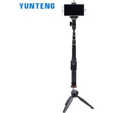 Ganbao Bir Telefon Klibi Yunteng 2288 + 228 Uzatılabilir Selfie Monopod Bluetooth Uzaktan Selfie Sopa Mini Tripod Telefon Klibi (Yurt Dışından)