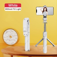 Ganbao Beyaz Bluetooth Selfie Sopa Taşınabilir Tripod Canlı Yayın Uzatılabilir Monopod Dolgu Işığı Deklanşör Uzaktan Ios Android Telefon Için (Yurt Dışından)