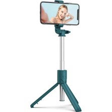 Ganbao Sty A LED Siyah Tripod Selfie Çubuğu LED Lamba ile Cep Telefonu Için Halka Işık Standı Tutucu Akıllı Telefon Bluetooth Monopod Kablosuz Teleskopik (Yurt Dışından)