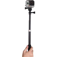 Ganbao Su Geçirmez Monopod Selfie Sopa Tripod Gopro Sopa Için Teleskop Uzatılabilir Baton Selfie El Çubukları Dağı Gopro Hero Için (Yurt Dışından)