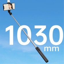 Ganbao CZZJ02 Yeşil Kablosuz Bluetooth Selfie Sopa Tripod El Gimbal Sabitleyici Cep Telefonu Gimbal Sabitleyici Dolgu Işığı Genişletilmiş Bölüm Için (Yurt Dışından)