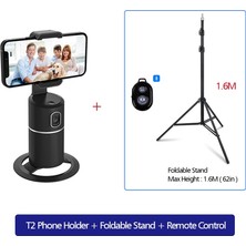 Ganbao Beyaz Otomatik Telefon Takip 360 ° LED Ekranı, LED Ekranı Fotoğraf Selfie'si Vlog Orijinal (Yurt Dışından)