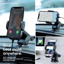 Ganbao Dashboard Joyroom Evrensel Araç Telefonu Tutucu iPhone 12 Pro Max Dashboard Hava Çıkışı Montaj Standı Mobil Hücre iPhone 12 11 Xx Max Xi (Yurt Dışından)