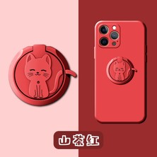 Ganbao Yeşil Sevimli Kedi Cep Telefonu Tutucu Halka Toka Kişilik Yaratıcı Parmak Şenlikli Kadın Metal Macun Sevimli Karikatür Telefon Aksesuarları (Yurt Dışından)