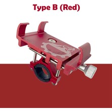 Ganbao Tip B (Kırmızı) Bisiklet Bisiklet Cep Telefonu Tutucu Alüminyum Alaşımlı Mtb Motosiklet Montaj Standı Kaymaz Ayarlanabilir Gps Moto Mirro Gidon Klipsi (Yurt Dışından)