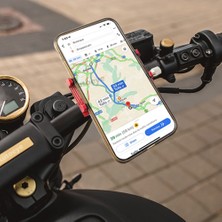 Ganbao Tip B (Kırmızı) Bisiklet Bisiklet Cep Telefonu Tutucu Alüminyum Alaşımlı Mtb Motosiklet Montaj Standı Kaymaz Ayarlanabilir Gps Moto Mirro Gidon Klipsi (Yurt Dışından)