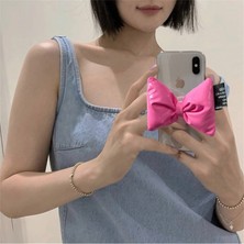 Ganbao D Ins Sevimli 3D Aşağı Ceket Puf Ilmek Braketi Telefon Tutma Tok Griptok Kore Tutucu Halka iPhone 14 13 Aksesuarları Telefon Tutucu (Yurt Dışından)