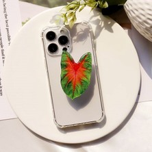 Ganbao Leaf-03 Soket Katlanır Kavrama Tok Pretty Yaprak Akrilik Telefon Tutucu IPHONE13 Evrensel Telefon Braketi (Yurt Dışından)