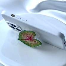 Ganbao Leaf-03 Soket Katlanır Kavrama Tok Pretty Yaprak Akrilik Telefon Tutucu IPHONE13 Evrensel Telefon Braketi (Yurt Dışından)