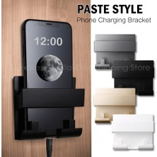 Ganbao Beyaz Evrensel Macun Tarzı Duvara Monte Telefon Tutucu Cep Telefonu Şarj Duvar Tutucu Braketi Banyo Mutfak Için Asılı Stand (Yurt Dışından)