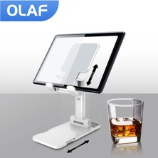 Ganbao S188 Mavi Olaf Katlanabilir Tablet Cep Telefonu Masaüstü Telefon iPad iPhone Samsung Için Standı Masa Tutucu Ayarlanabilir Braket Akıllı Telefon Standı (Yurt Dışından)