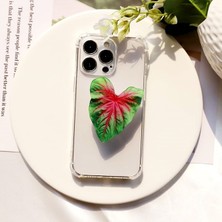 Ganbao Leaf-14 Soket Katlanır Kavrama Tok Pretty Yaprak Akrilik Telefon Tutucu IPHONE13 Evrensel Telefon Braketi (Yurt Dışından)