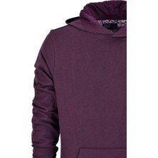 Raymons Erkek Kapüşonlu Basic Sweatshirt R2248 BGL-ST03192