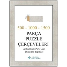Puzzle Çerçevesi 30 Mm 34 x 96  cm  Gümüş