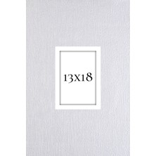 Beyaz Fotoğraf Çerçevesi 13 x 18