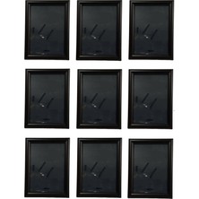 Siyah A5 (15 x 21) Çerçeve Seti 9 Adet