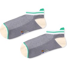 Limmon Store Antrasit Yeşil Renkli Patik Çorap