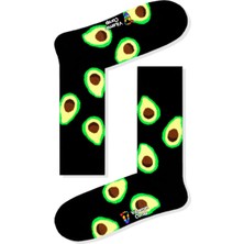 Limmon Store Avokado Siyah Renkli Çorap