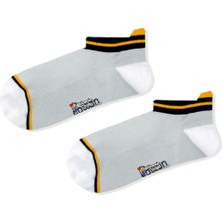 Limmon Store Gri Hardal Renkli Patik Çorap