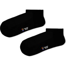 Limmon Store Lacivert Bambu Patik Renkli Çorap