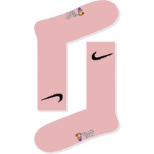Limmon Store Pembe Spor Atletik Çorap