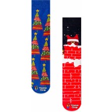 Limmon Store 2'li Parıltı Renkli Çorap Set