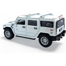 Peda Toy Metal Model Hummer Lisanslı Die-Cast Araç 1,36 Çek Bırak Kapı Aç Kapa Hummer H2