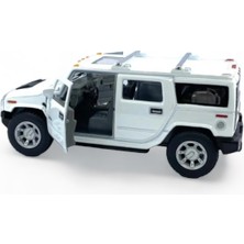 Peda Toy Metal Model Hummer Lisanslı Die-Cast Araç 1,36 Çek Bırak Kapı Aç Kapa Hummer H2