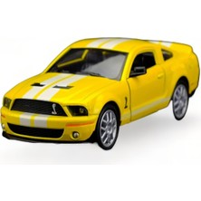 Peda Toy Metal Model Ford Lisanslı Die-Cast Araç 1,36 Çek Bırak Kapı Aç Kapa 2007 Ford Mustang Shelby GT500