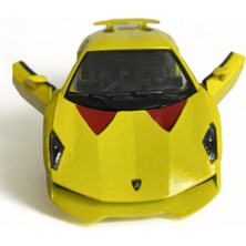 Peda Toy Lamborghini Sesto Elemento Model Araba 1,36 Ölçek Lisanslı Çek Bırak Araba Sarı