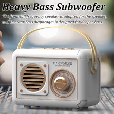 Ganbao Pembe Retro Fm Radyo Taşınabilir Fm Alıcısı Vintage Bluetooth Hoparlör Subwoofer Tf/usb/kulaklık Oyuncu Şarj Edilebilir Radyolar Hediye Için (Yurt Dışından)