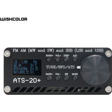 Ganbao Yalnızca Hackr Anteni Wishcolor Ats-20+ Plus ATS20 V2 SI4732 Radyo Alıcısı Dsp Sdr Alıcısı Fm Am (Mw ve Sw) ve Ssb (Lsb ve Usb) (Yurt Dışından)