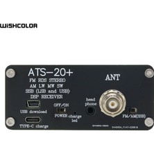 Ganbao Yalnızca Hackr Anteni Wishcolor Ats-20+ Plus ATS20 V2 SI4732 Radyo Alıcısı Dsp Sdr Alıcısı Fm Am (Mw ve Sw) ve Ssb (Lsb ve Usb) (Yurt Dışından)