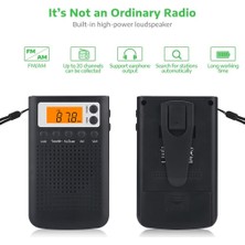 Ganbao Jp Yeni Mini Radyo Taşınabilir Stereo Cep Radyo Hoparlör Dahili Hoparlör Kulaklık Jakı Am Fm Çalar Saatli Radyo Yaşlı Ebeveynler Hediye (Yurt Dışından)