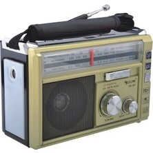 Ganbao Sarı RX-381BT Üç Bantlı Radyo Vintage Taşınabilir Takılabilir Kart Bluetooth Hoparlör Fm Yarı Iletken Radyolar Portatil Am Fm Radyo (Yurt Dışından)