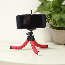 Ganbao Siyah Tripod Seti Lıeve Mini Esnek Sünger Ahtapot Tripod iPhone Samsung Xiaomi Huawei Telefon Akıllı Telefon Tripod Gopro 9 8 7 Kamera (Yurt Dışından)