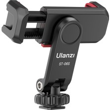 Ganbao Siyah Ulanzi ST-06S Dikey Çekim Telefon Montaj Tutucu Dslr Kamera Monitörü Montaj Tripod Bağlama Aparatı Kelepçe Akıllı Telefon Vlog Çekim Yeni (Yurt Dışından)