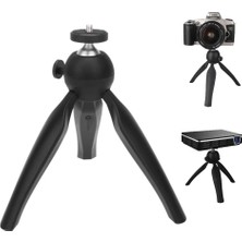 Ganbao Siyah Projektör Mini Tripod Byıntek R19 U50 P30 P20 P7 Xgımı Z4 cc H1 Z5 N20 Plya Mogo Pro Halo Mini Tepsi Tutucu Kamera Için (Yurt Dışından)