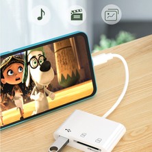 Ganbao Siyah Tip-C Mikro Adaptör Tf Cf Sd Hafıza Kartı Okuyucu Yazar Kompakt Flaş Usb-C IPad Pro Için Huawei Macbook Için USB Tipi C Adaptörü (Yurt Dışından)