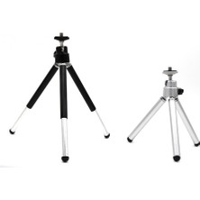 Ganbao Siyah Alaşım Mini Esnek Tripod 2 Bölüm Standı Tutucu Projektör Kamera Için Alüminyum Masaüstü Tripod Xiaomi Cep Telefonu Için (Yurt Dışından)