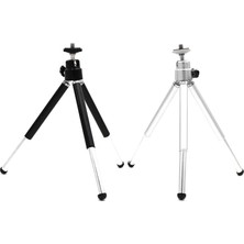 Ganbao Siyah Alaşım Mini Esnek Tripod 2 Bölüm Standı Tutucu Projektör Kamera Için Alüminyum Masaüstü Tripod Xiaomi Cep Telefonu Için (Yurt Dışından)