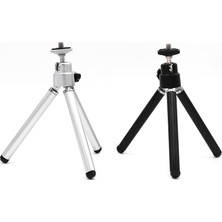 Ganbao Siyah Alaşım Mini Esnek Tripod 2 Bölüm Standı Tutucu Projektör Kamera Için Alüminyum Masaüstü Tripod Xiaomi Cep Telefonu Için (Yurt Dışından)