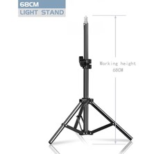 Ganbao 68 cm Tripod 37/68/100/150/200 cm Selfie Işığı Tripod 1/4 Vida Kafası Fotoğraf Taşınabilir Standı Trepied Akıllı Telefon Mini Fotoğraf Stüdyosu (Yurt Dışından)