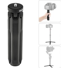 Ganbao Metal Tripod Metal Mini Tripod Masaüstü Masaüstü Standı Kompakt Tripod Dslr Kamera Kamera Akıllı Telefon Için Genişletilmiş Kolu Vlog Kavrama Gimbal (Yurt Dışından)