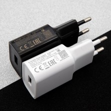 Ganbao Siyah Ab Şarj Cihazı Xiaomi Orijinal Hızlı Şarj Cihazı 18W USB Qc3.0 Hızlı Adaptör Tip C USB Kablosu Xiaomi Redmi Için Not 7 8 Se 9s Mı 6 Mi 3 4 5 Redmi (Yurt Dışından)