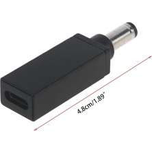 Ganbao 2.5x0.7mm USB Tip C Usb-C'den Dc 18.5-20V Dc 5.5x2.1mmgüç Fişi Pd Emulator Tetik Adaptörü Dizüstü Bilgisayar Için (Yurt Dışından)