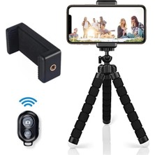 Ganbao E Mini Esnek Sünger Ahtapot Tripod iPhone 14 13 Pro Max Telefon Tripodu Gopro 11 INSTA360 X3 Bir Rs Djı Eylem 2 3 Kameralar (Yurt Dışından)