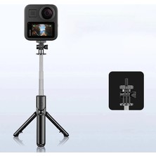 Ganbao Gri Yeni Bluetooth Selfie Çubuğu Tripod, Uzaktan Uzatılabilir Tripod ve LED Işıklı, iPhone Android Akıllı Telefon Için Çıkarılabilir (Yurt Dışından)