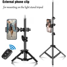 Ganbao 150 cm Tripod Telefon Tutucu 1/4 Vida Kafası Işık Cep Telefonu Standı Selfie Sopa Ayarlanabilir Fotoğraf Stüdyosu Flaşlar Fotoğraf Kamera (Yurt Dışından)