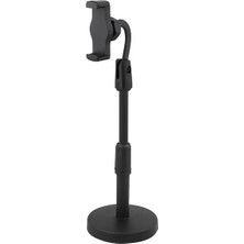 Ganbao Siyah Masaüstü Tripod Telefon Akıllı Telefon Için Iphone ile Telefon Tutucu Stand Braketi Işkembe Mobil Telefon Statief Standı Masası (Yurt Dışından)